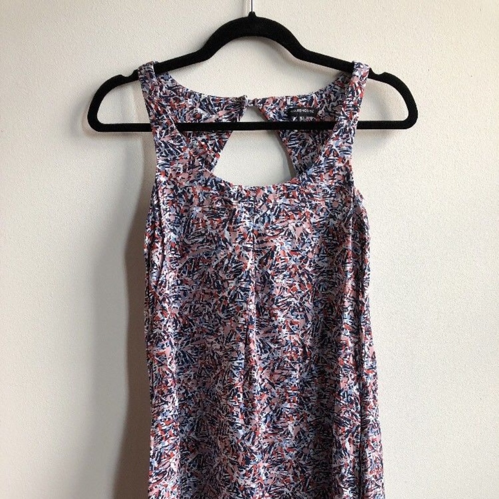 ASOS Warehouse Sundress Trapeze Swing Dress Cutout